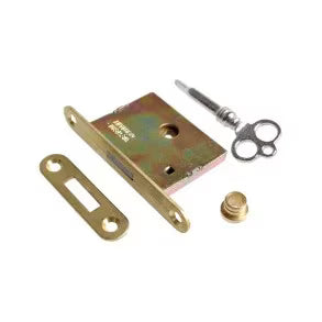Upright Piano Lock, Brass