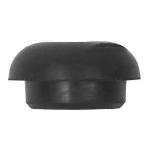 Boutons en caoutchouc, noir (pkg=10)