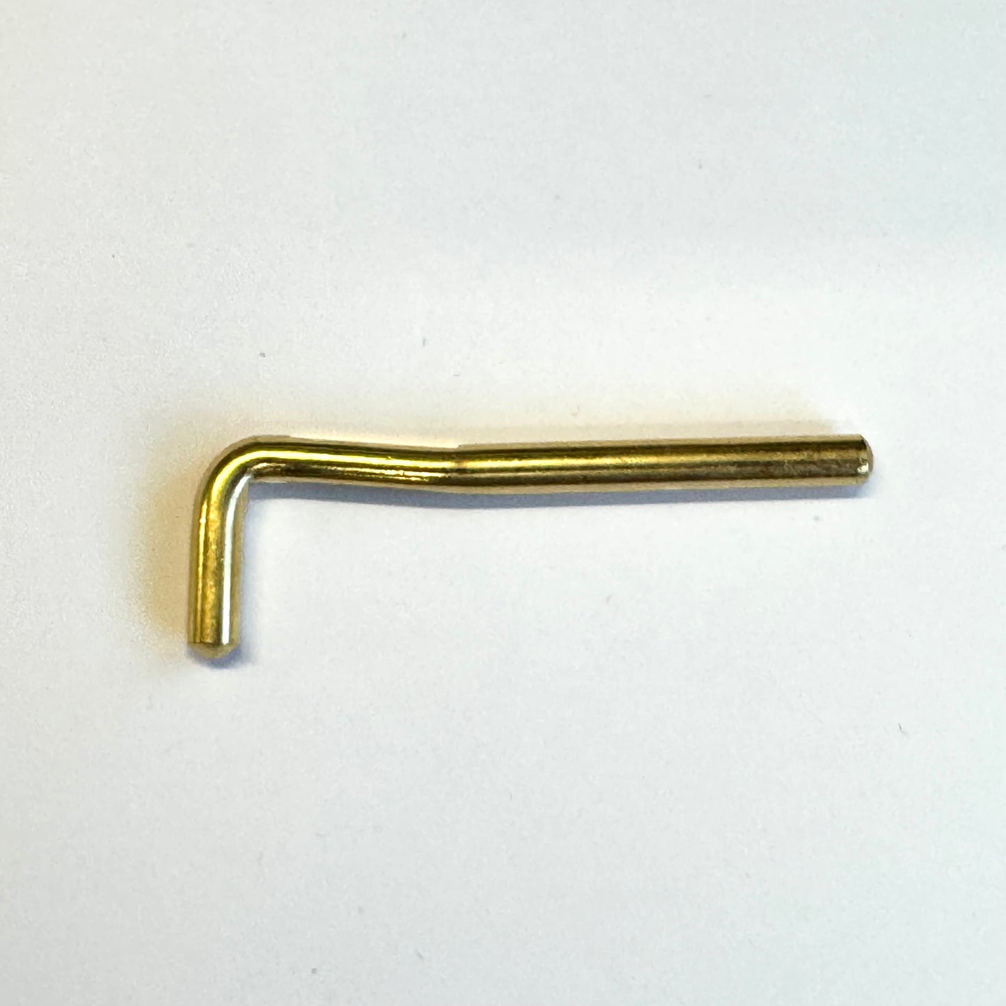 Hinge pin bent