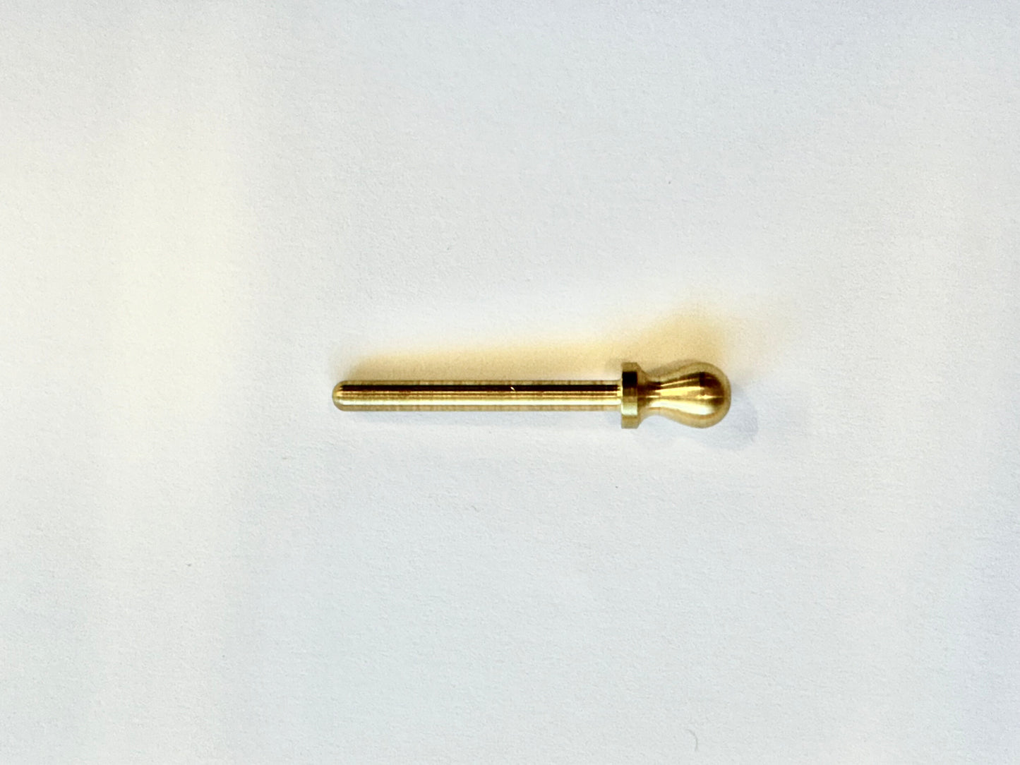 Steinway style hinge pin ball tip