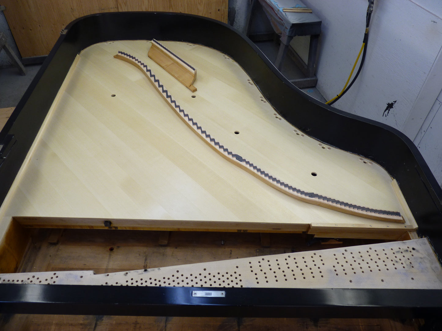 Vidéo du remplacement de la table d'harmonie