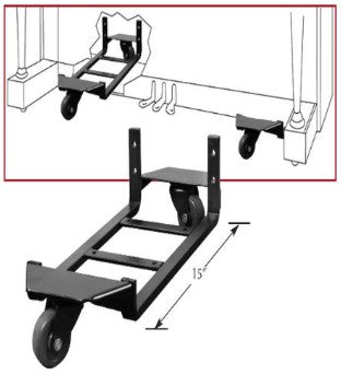 Twin dollies, 2-1/2" casters (Pair)