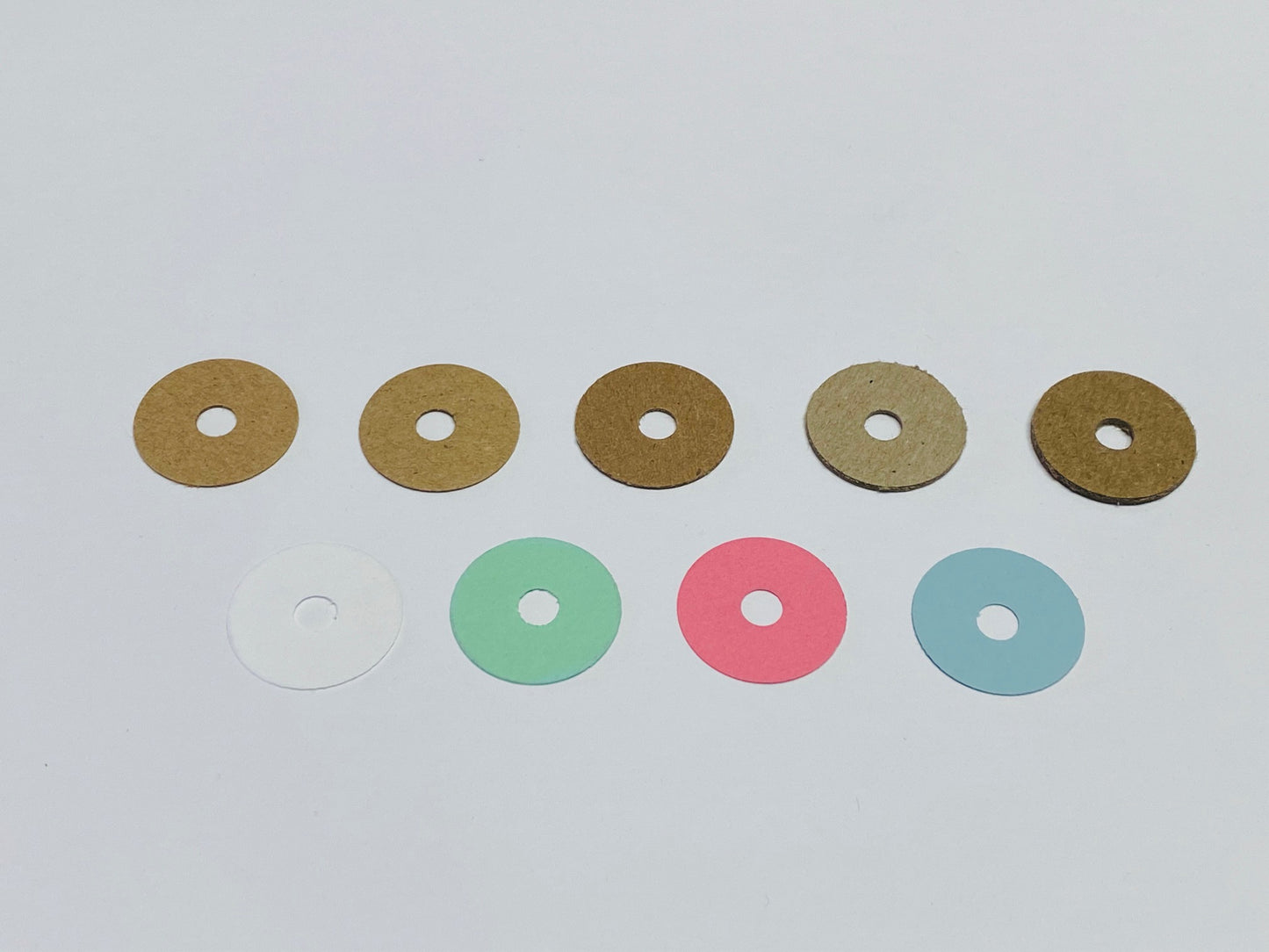 Front rail paper/cardboard punchings