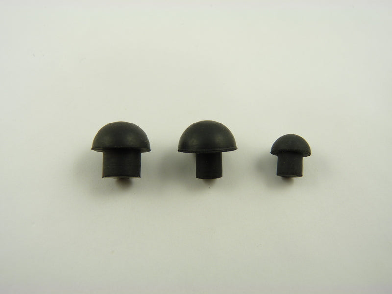 Rubber buttons (per dozen)
