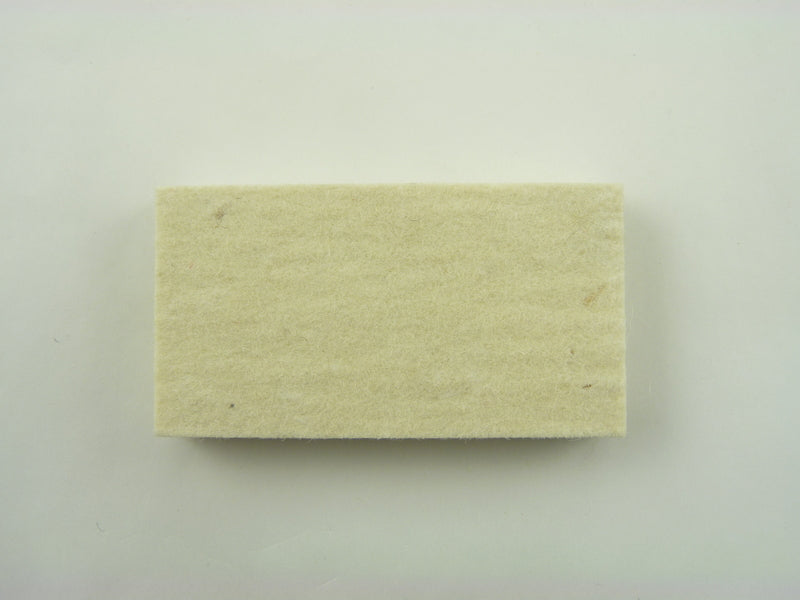 Small felt sanding pad