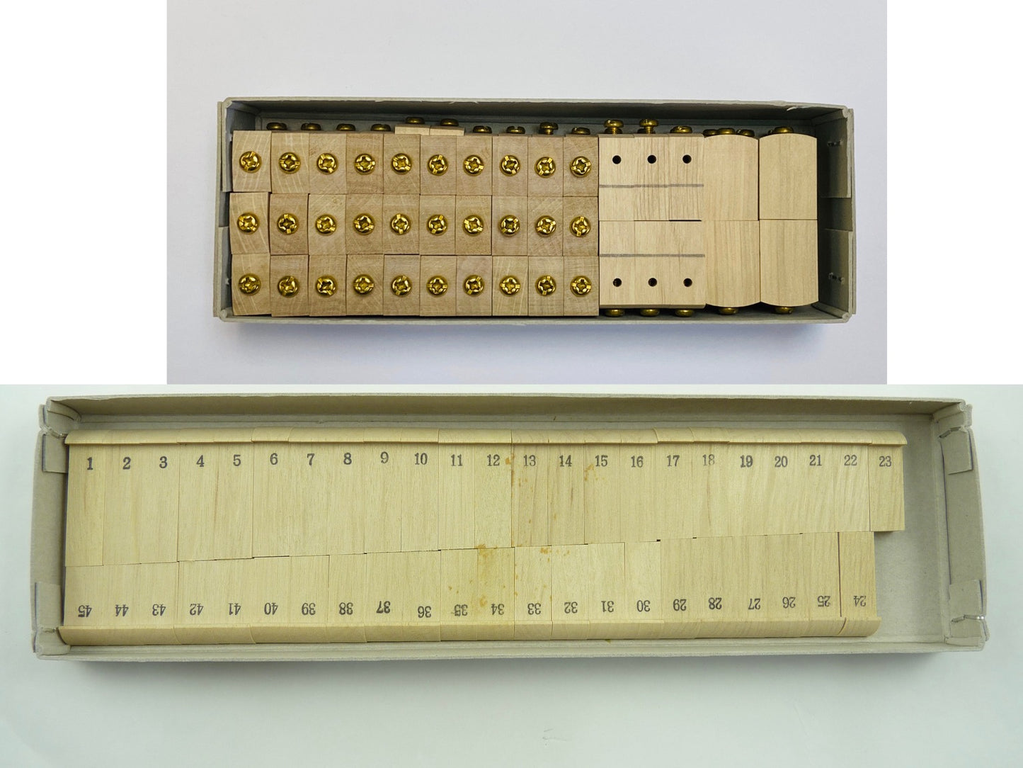 Damper blocks set for upright