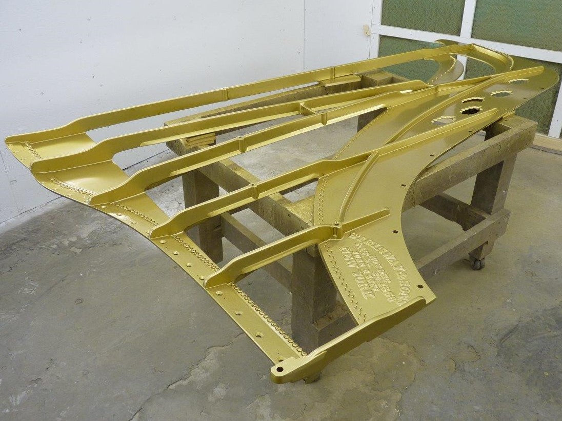 Plate rebronzed