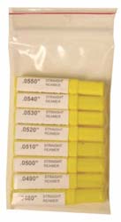 Straight reamers (per unit)