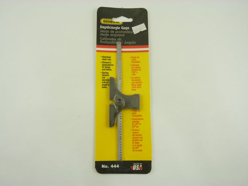 Depth & angle gauge