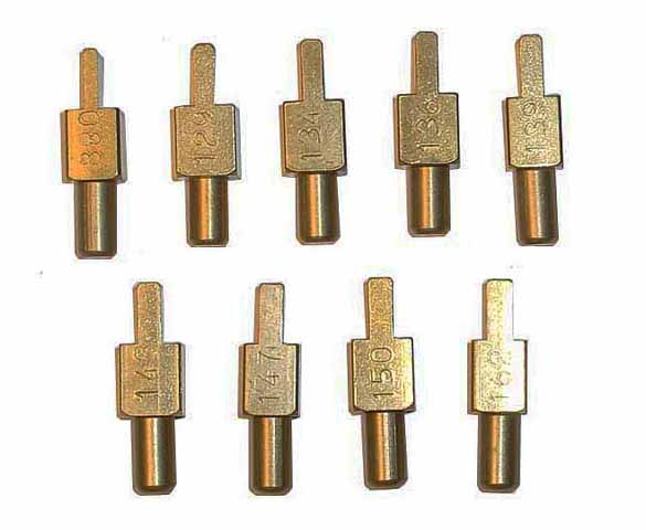 Replacement of broach tips for #7052 (Set of 5)