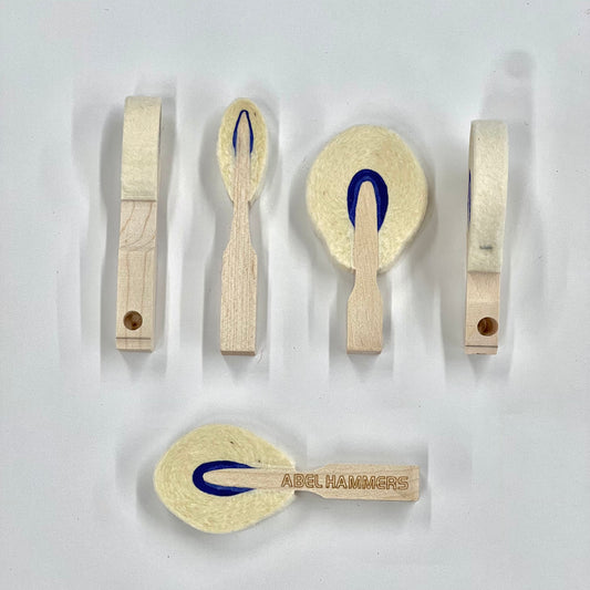 Abel hammers for upright, pre-bored (Maple)