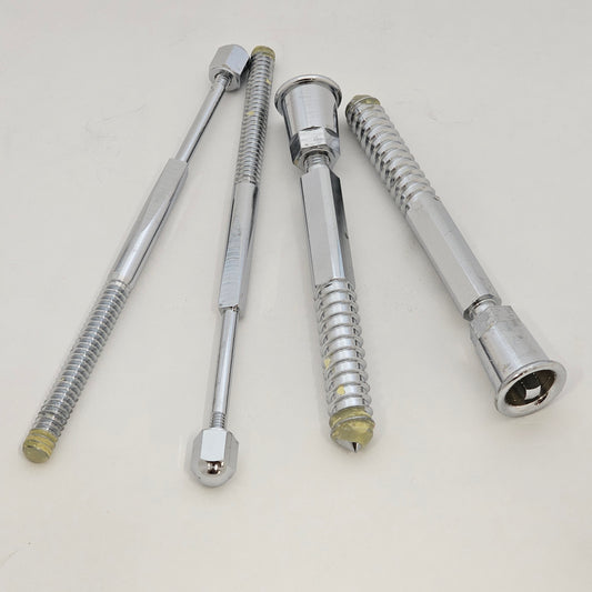 Steinway type nose bolts and nuts (8 pieces)