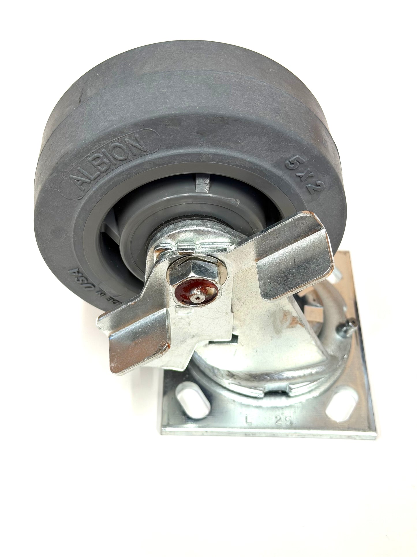 Roue de remplacement Dolly avec frein, robuste, 5" X 2" (vendue à l'unité)