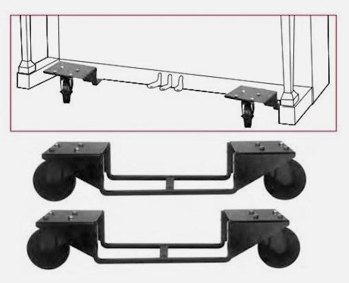 HD Twin Dollies, 5" Casters