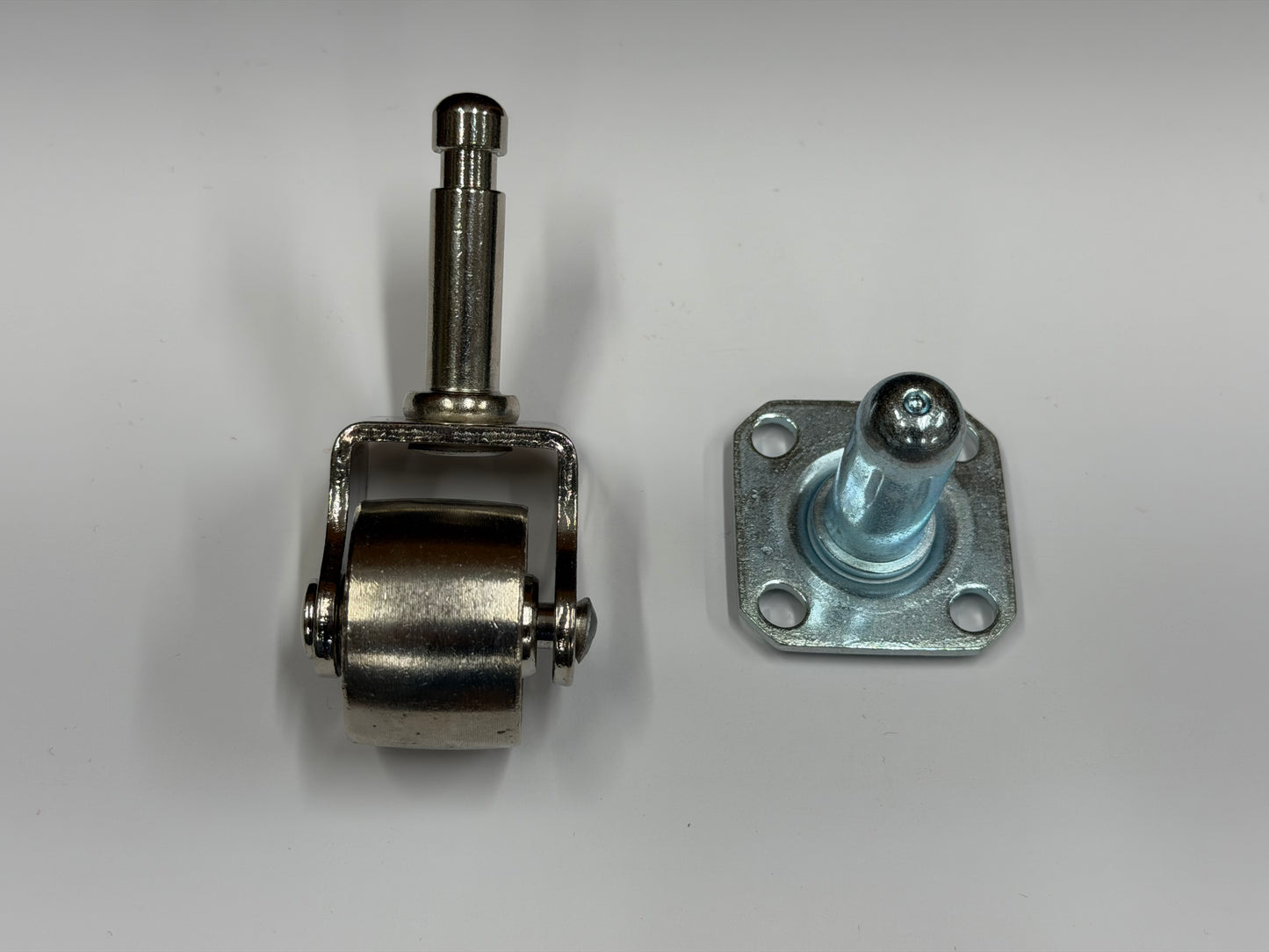 Faultless Grand Casters, 1-3/8" Nickel Plated Wheel