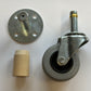 Faultless Single-Wheel Rubber Caster (Per Unit)