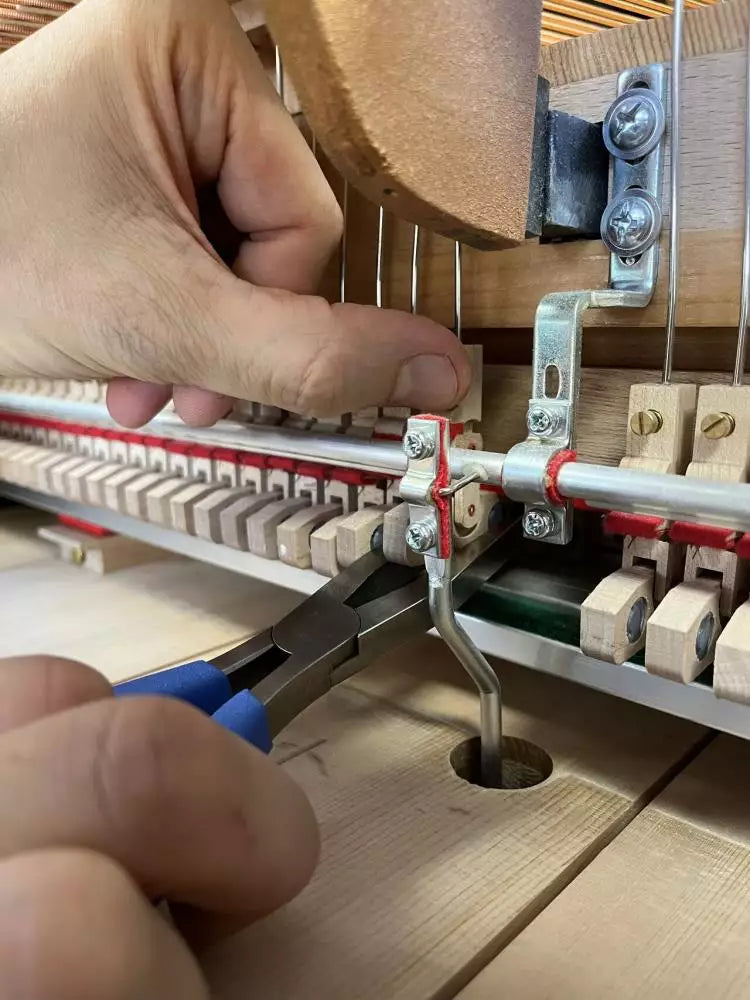 Pince pour plombs de mécanique d’étouffoirs