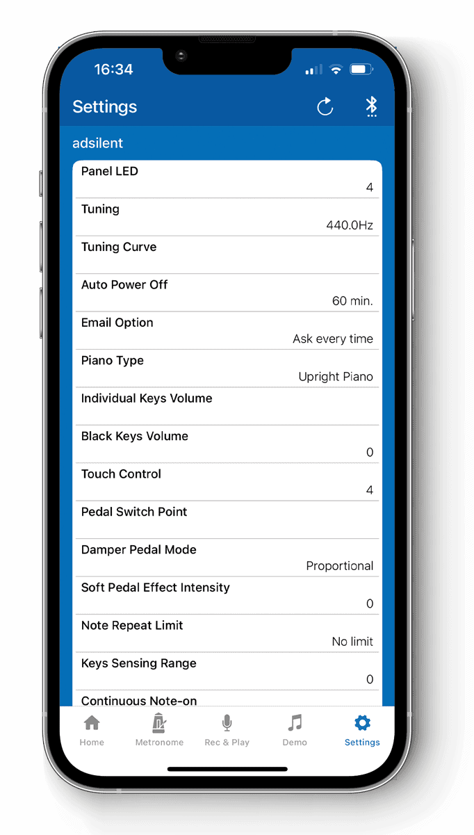 adsilent system for grand pianos