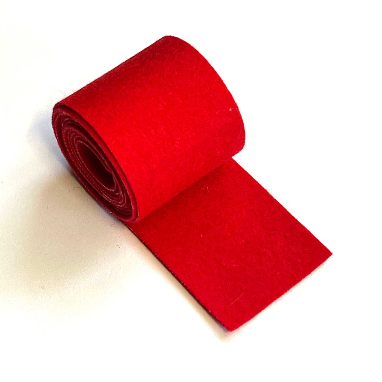 Bande de tissu rouge de 1 mm