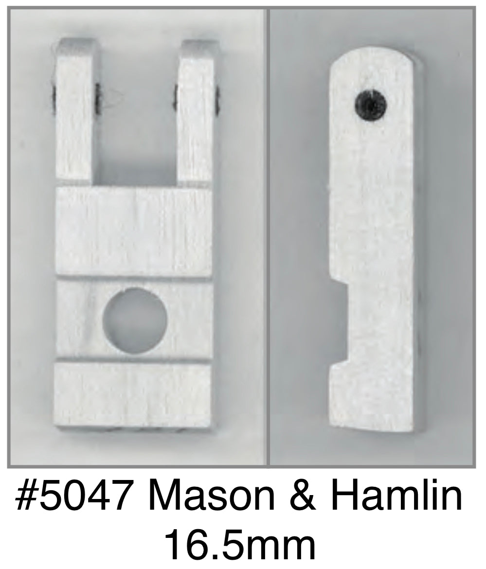 Mason & Hamlin type wippen flange, 16.5mm