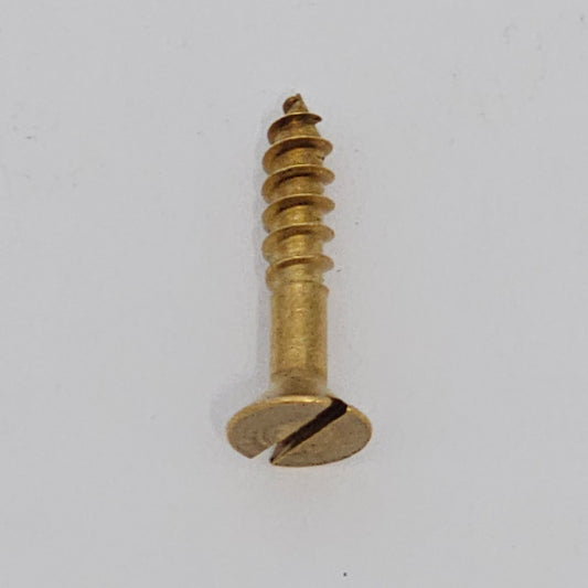 Slotted wood screw for soundboard buttons #10 x 1''