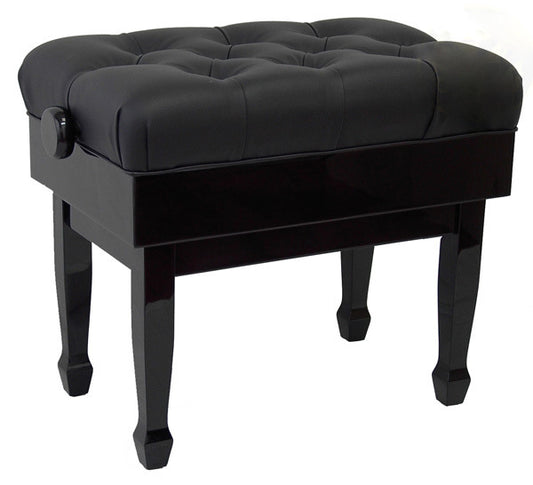 Adjustable FANTASIA piano bench with vinyl top