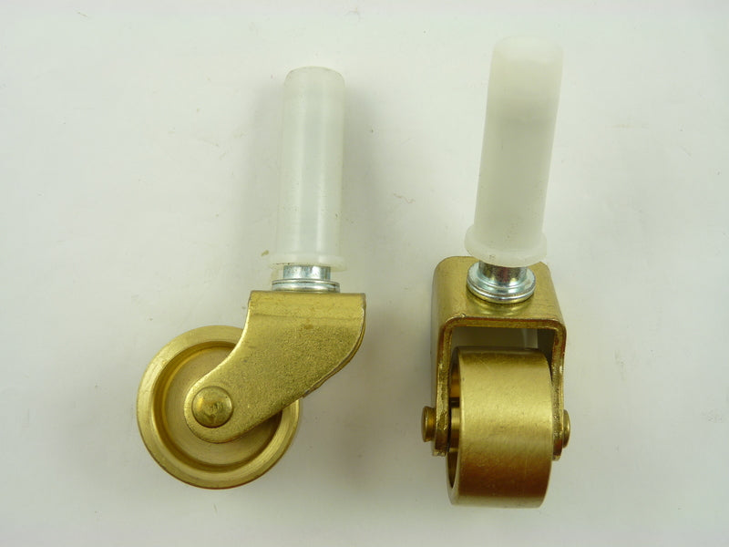Caster solid brass wheel (set of 4)