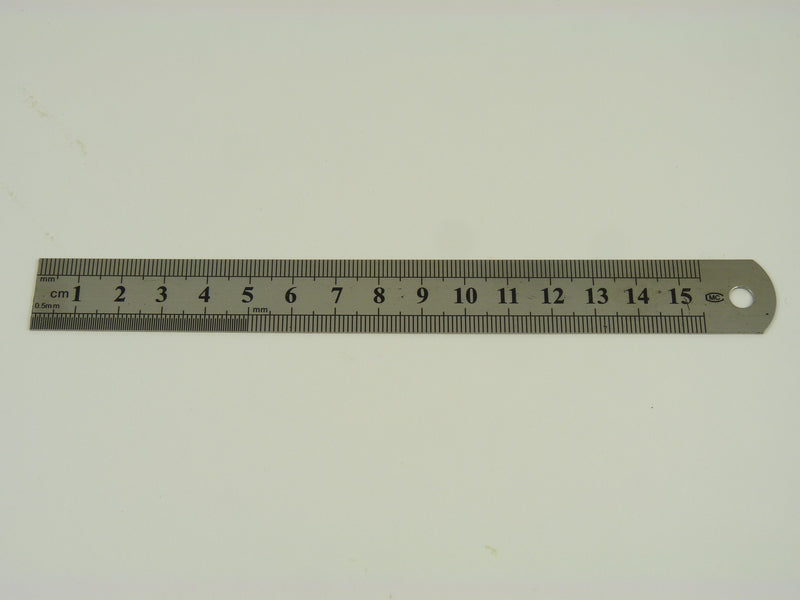 Steel ruler 150 mm (6'')