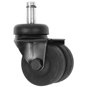 Darnell dual-wheel casters 2" dia. w/sockets (sold per unit)